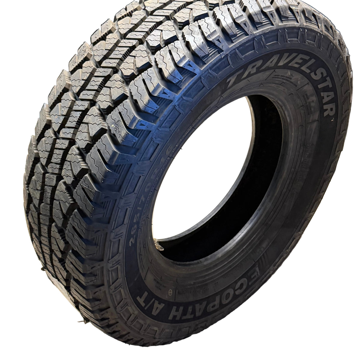 NOS TRAVELSTAR ECOPATH A/T  BSW  P 265 70 16 112T SL ALL TERRAIN TIRE LLSUV014