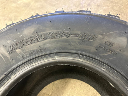DUHOW DAV107S BSW AT 22 10 10 47F 6PLY ATV/UTV TIRE DU2210010