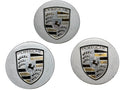 3 USED GENUINE PORSCHE 991 CAYENNE PANAMERA BOXSTER  CENTER CAPS 7L5601149