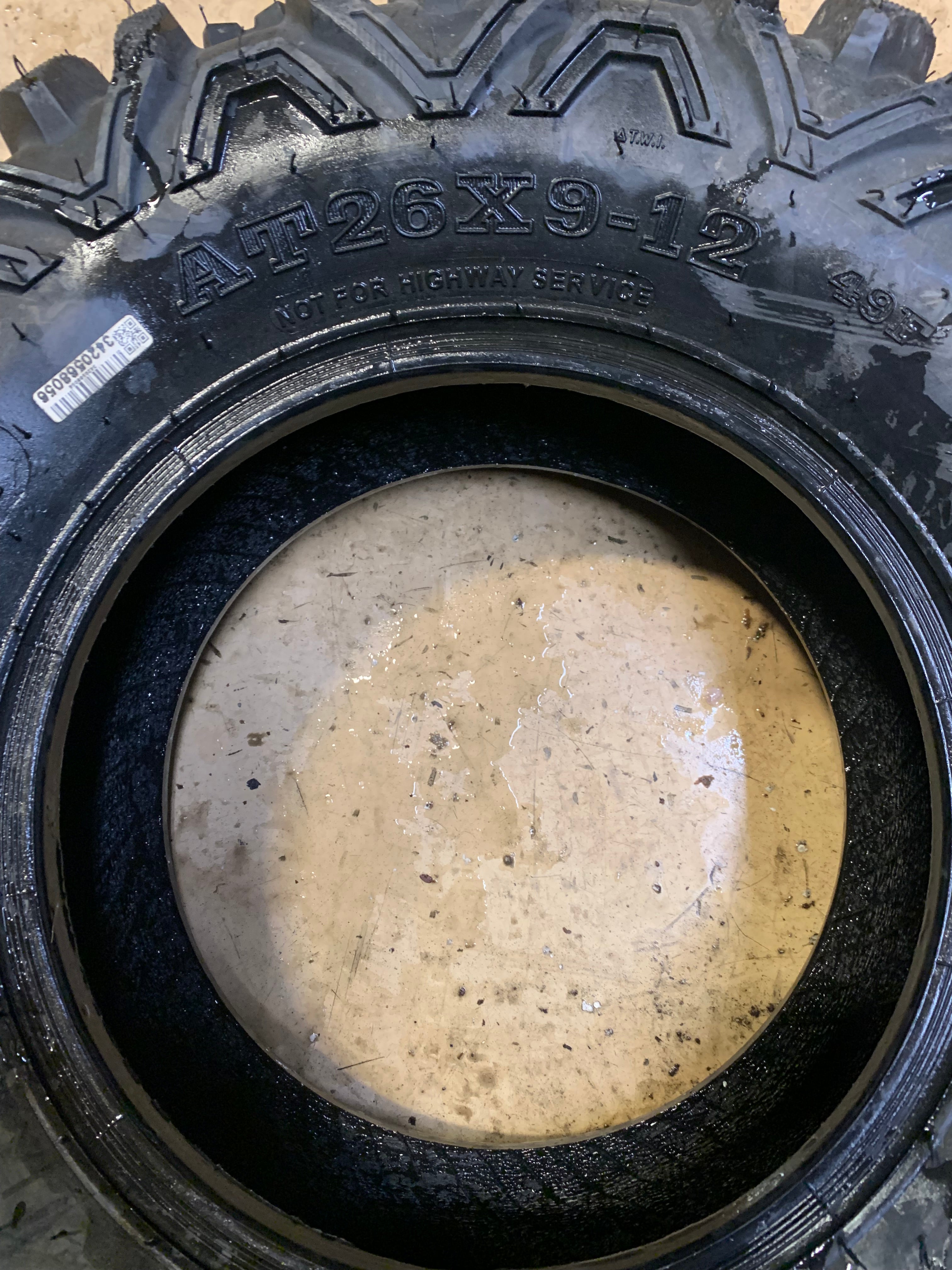 KNIGHT ROADGUIDER BSW AT 26 9 12 49F 6PLY ATV/UTV TIRE ‎10277/10314