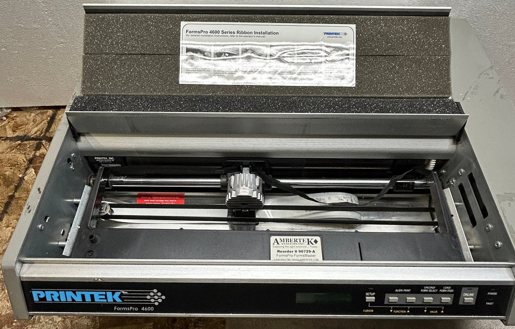 USED PRINTEK FORMSPRO 4600 DOT MATRIX PRINTER 92361