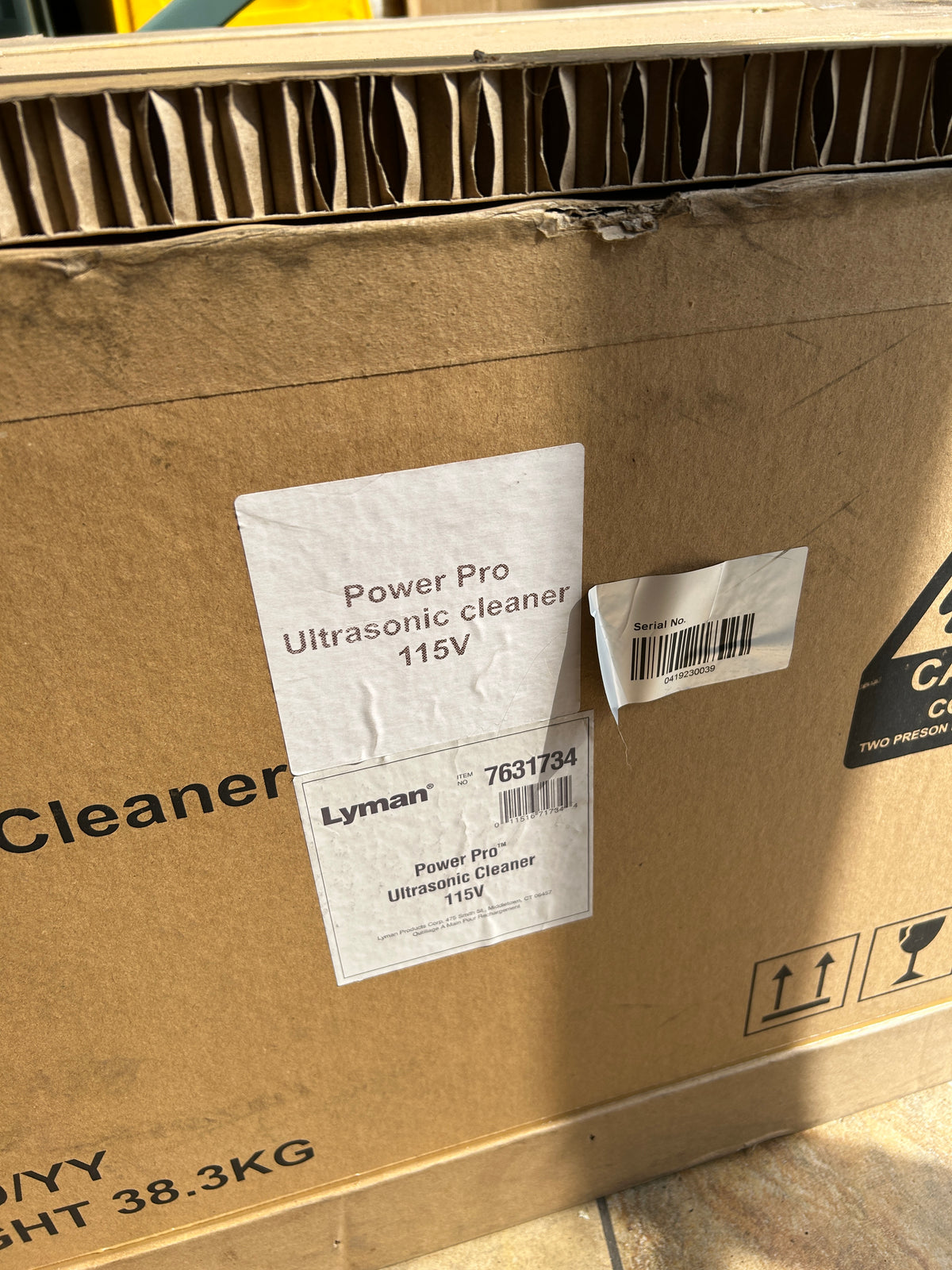 LYMAN 7631734 TURBO SONIC POWER PROFESSIONAL ULTRASONIC CASE CLEANER SILVER 70 LBS