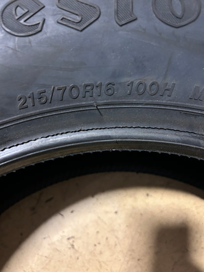 FIRESTONE DESTINATION LE3 BSW P 215 70 16 100H ALL SEASON TIRE 005350