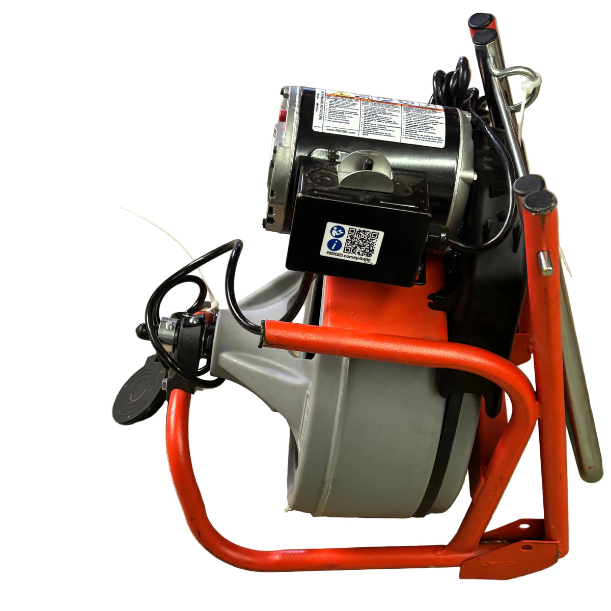 RIDGID K-400 DRAIN CLEANING SNAKE AUGER 120-VOLT DRUM MACHINE K-400-T3