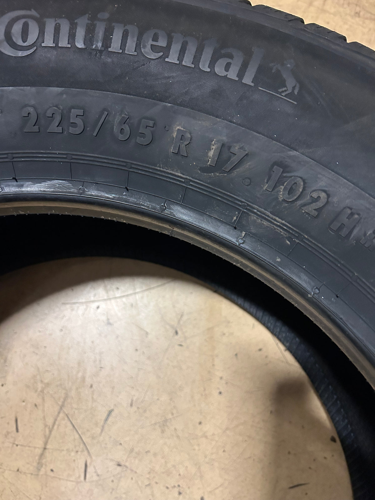 CONTINENTAL SECURE CONTACT AW P 225 65 17 102H ALL WEATHER TIRE 15582100000