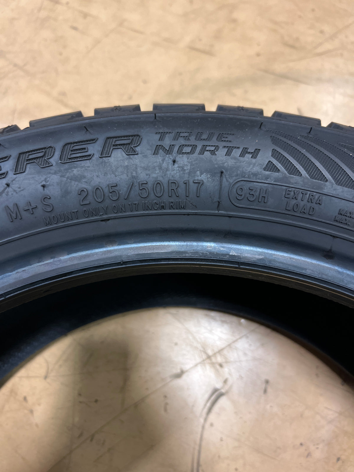 NEW COOPER DISCOVERER TRUE NORTH P 205 50 17 93H XL WINTER TIRE 166126004