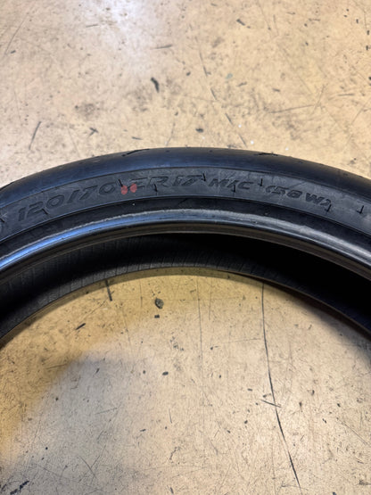 PIRELLI DIABLO ROSSO IV CORSA BSW 120 70 17 58W FRONT MOTORCYCLE TIRE 3977600