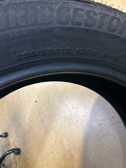 BRIDGESTONE ALENZA AS ULTRA BSW P 235 55 19 105W XL ALL SEASON TIRE 013279