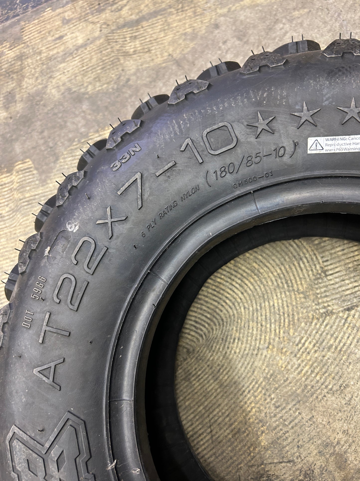 AMS PACTRAX BSW AT 22 7 10 6PLY ATV/UTV 10273670