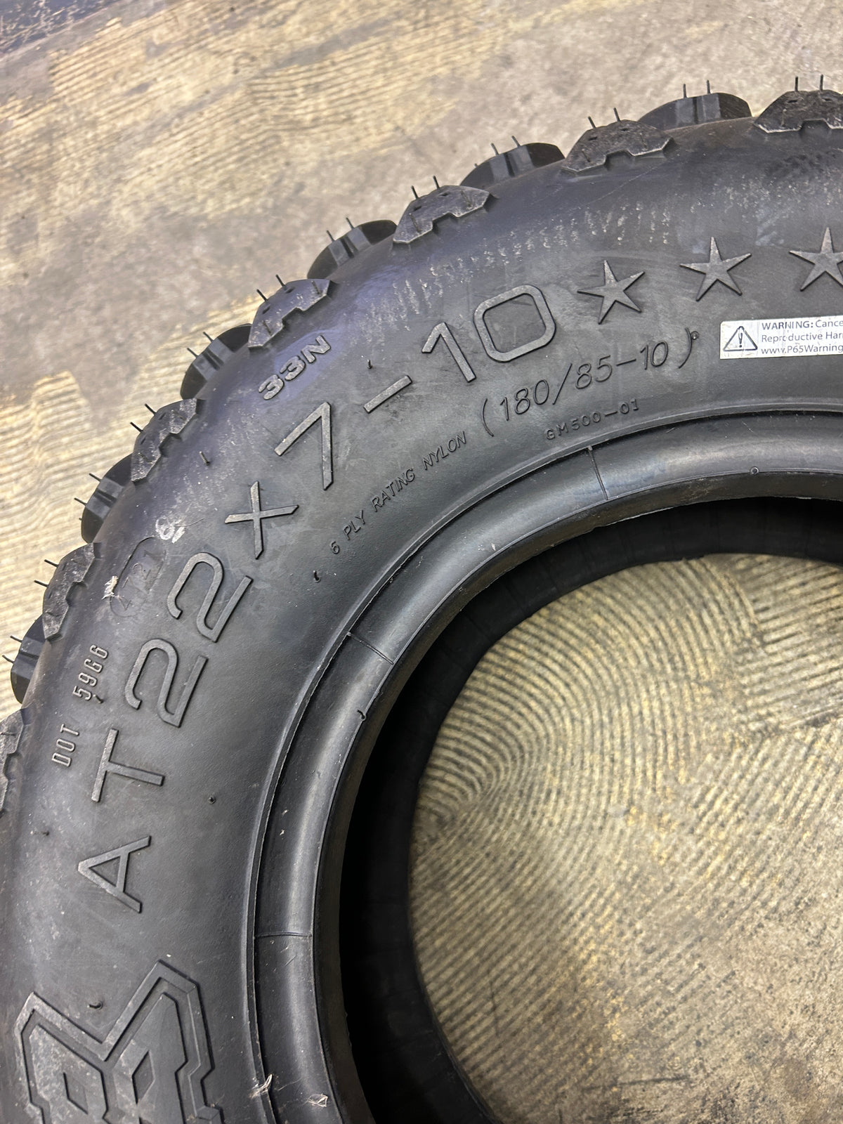 AMS PACTRAX BSW AT 22 7 10 6PLY ATV/UTV 10273670