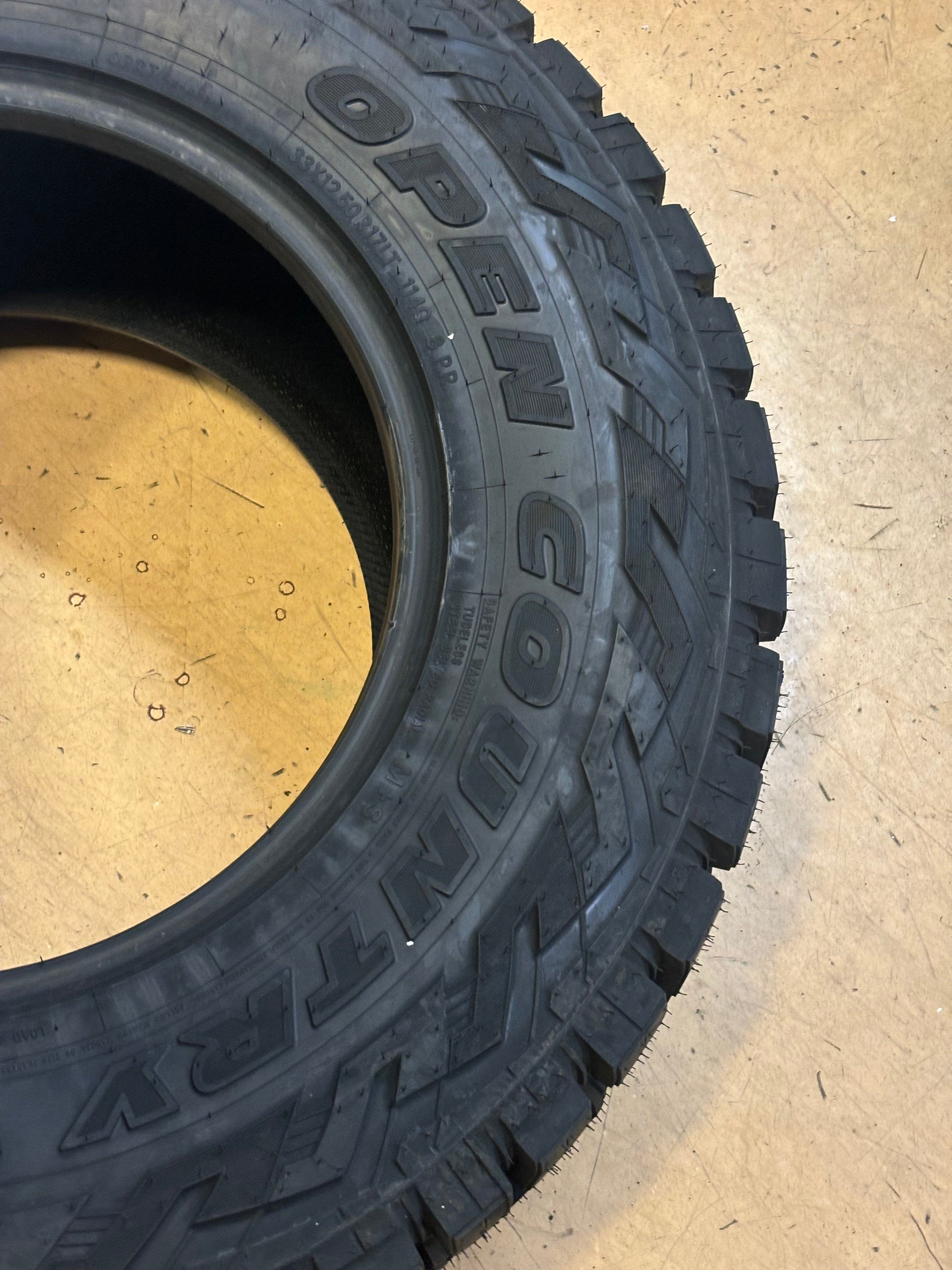( KSL ONLY ) 4 TOYO OPEN COUNTRY R/T LT 33 12.5 17 114Q LRD 8PL RUGGED TERRAIN TIRE 353570