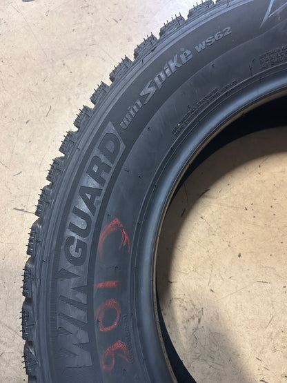 2 NOS NEXEN WINGUARD WINSPIKE WS62 BSW P 215 65 17 103T WINTER TIRE 17438NXK