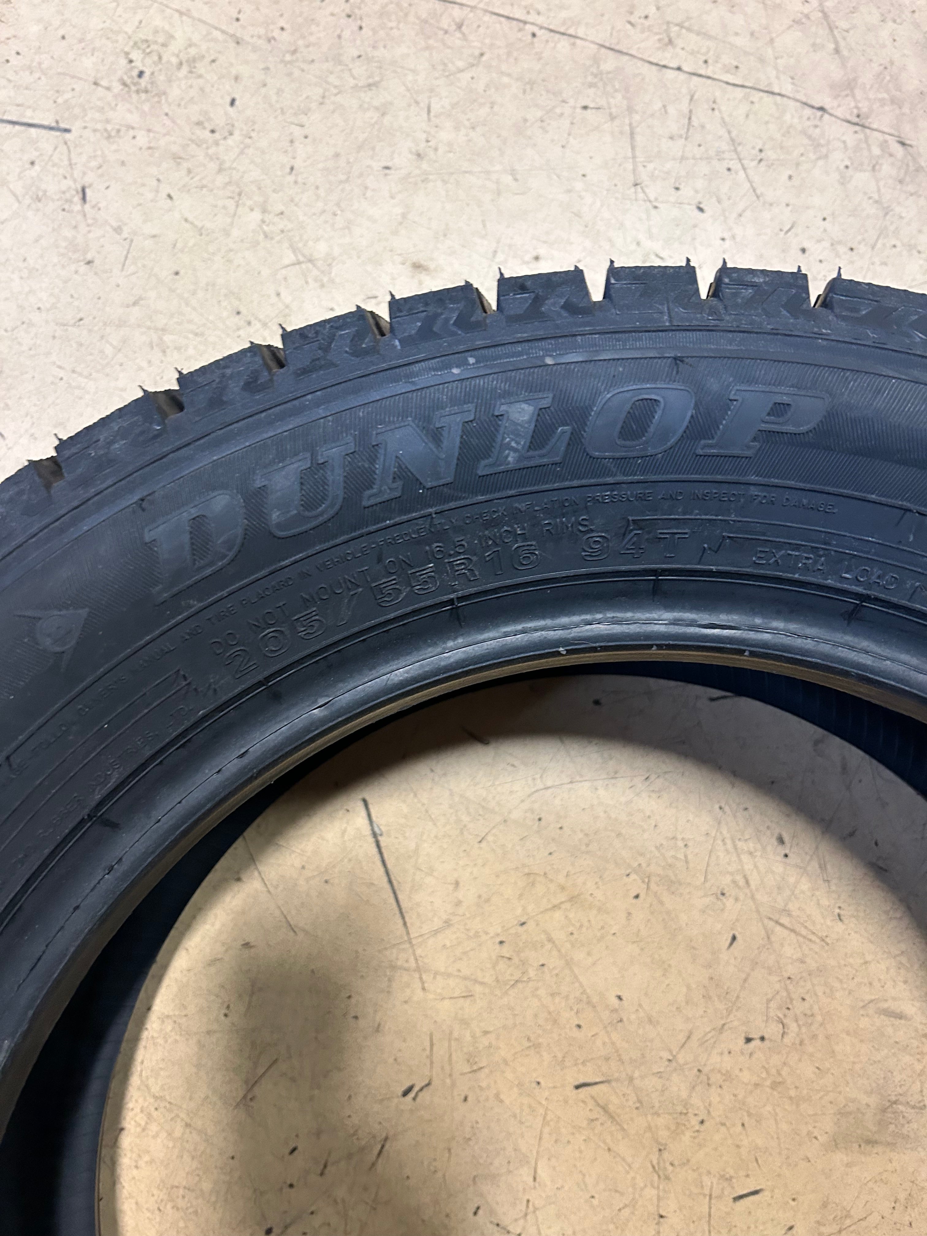 DUNLOP WINTER MAXX 2 BSW P 205 55 16 94T XL WINTER TIRE 266016621