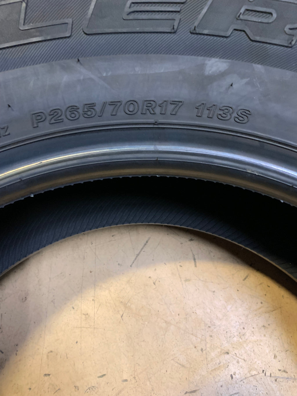 4 BRIDGESTONE DUELER H/T 684 II BSW P 265 70 17 113S ALL SEASON TIRE 116816