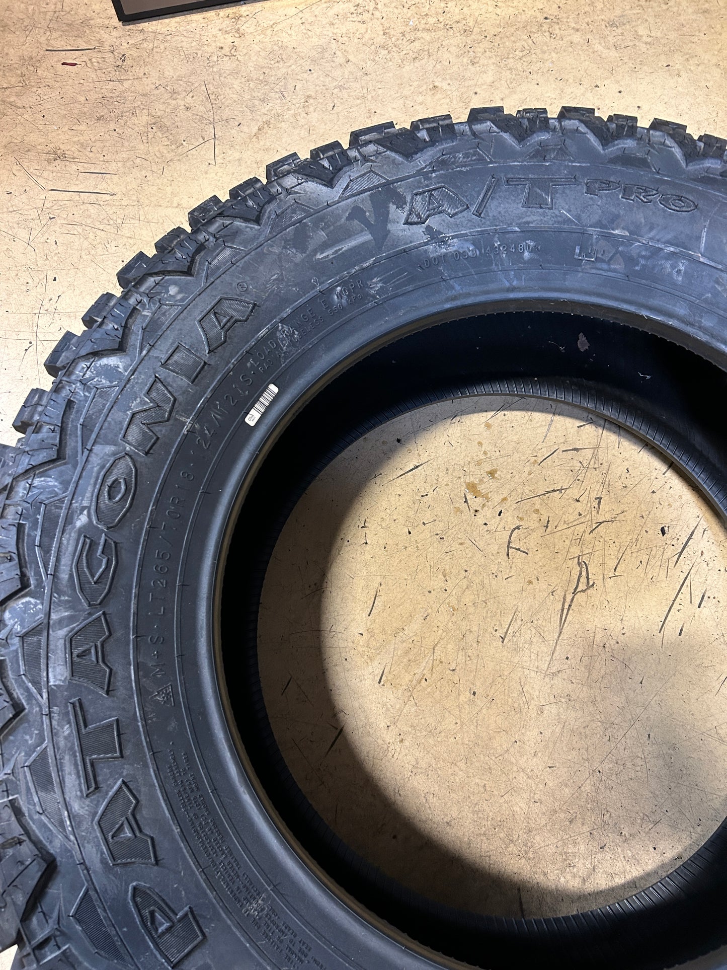 MILESTAR PATAGONIA A/T PRO LT 265 70 18 124/121S 10PLY ALL TERRAIN TIRE 22815009