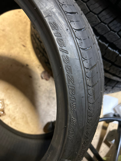 NOS 2 NEXEN NFERA SU1 BSW P 215 35 18 84Y XL UHP TIRE 12348NXK