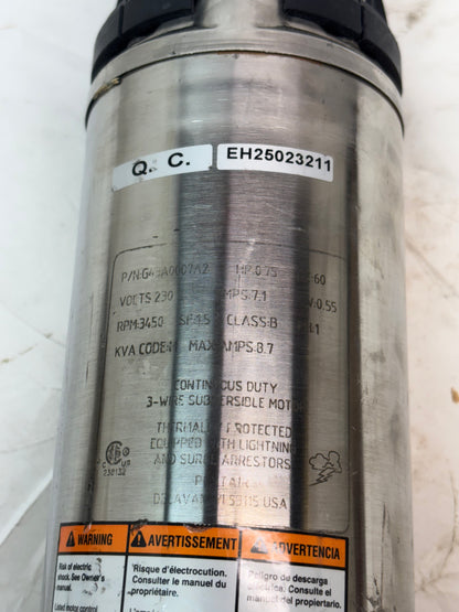 FLOTEC 3-WIRE SUBMERSIBLE WELL PUMP, FP3222-13, 4 IN