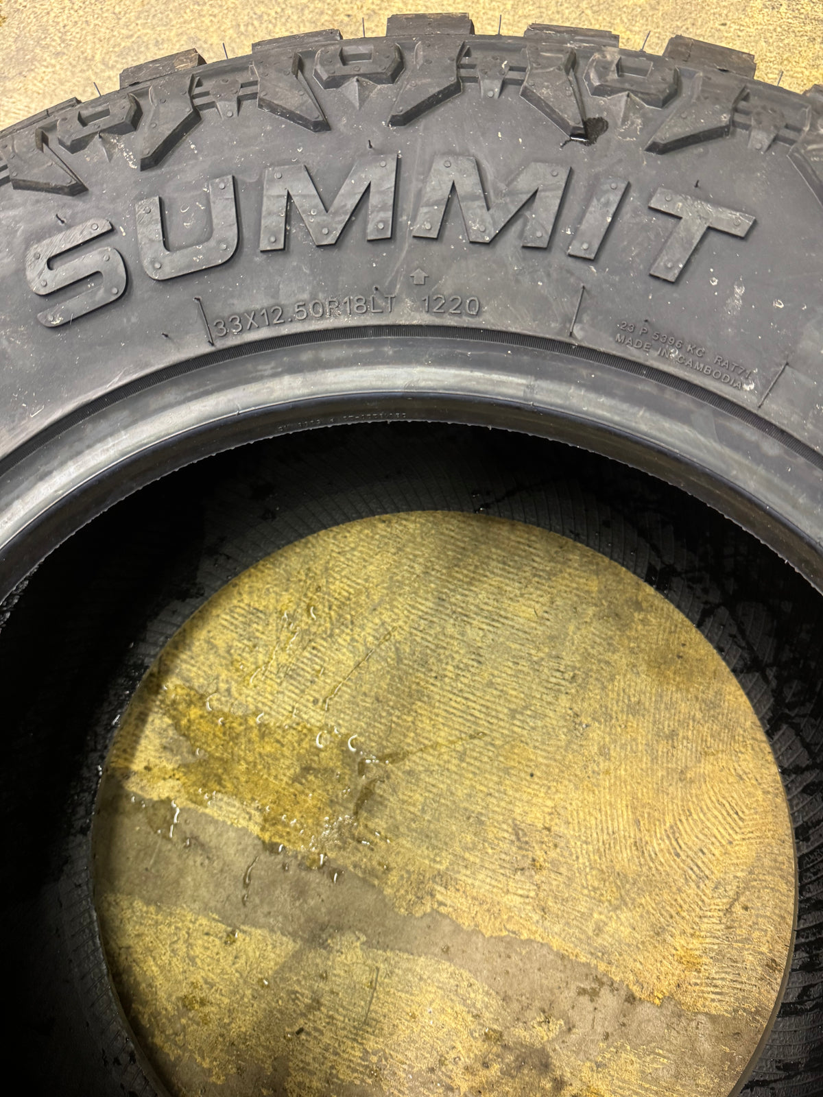 SUMMIT TRAIL CLIMBER RT BSW LT 33 12.5 18 122Q 12PLY RUGGED TERRAIN TIRE 1600717