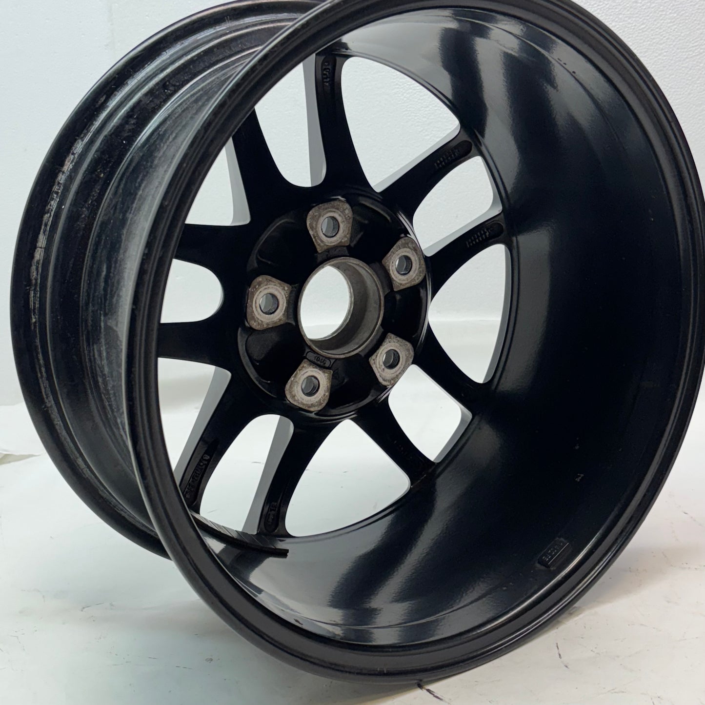 4 USED PORSCHE STAGGERED WHEEL SET F-17X6.5 ET 55 R- 17X12 ET 50 98736212601 98736212206
