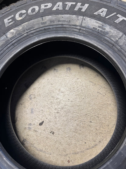 TRAVELSTAR ECOPATH AT BSW P 285 70 17 117T ALL TERRAIN TIRE LLSUV019