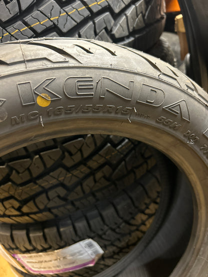 NOS KENDA RADIAL BSW 165 55 15 55H FRONT TIRE 042015001A1