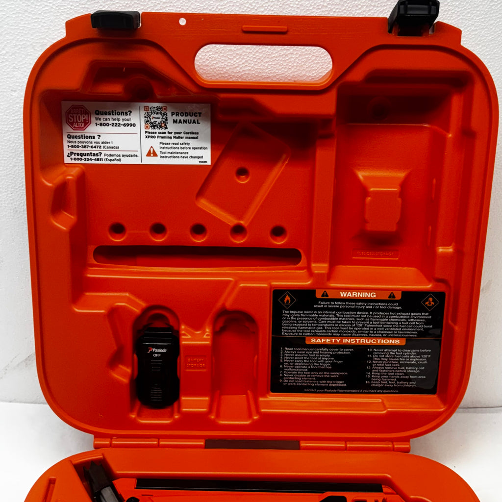 PASLODE GAS POWERED CORDLESS STRIP LOAD FRAMING NAILER  3-1/4" CF325XPRO