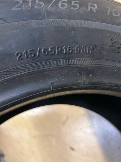 MICHELIN X TOUR A/S 2 BSW P 215 65 16 98H ALL SEASON TIRE 46704