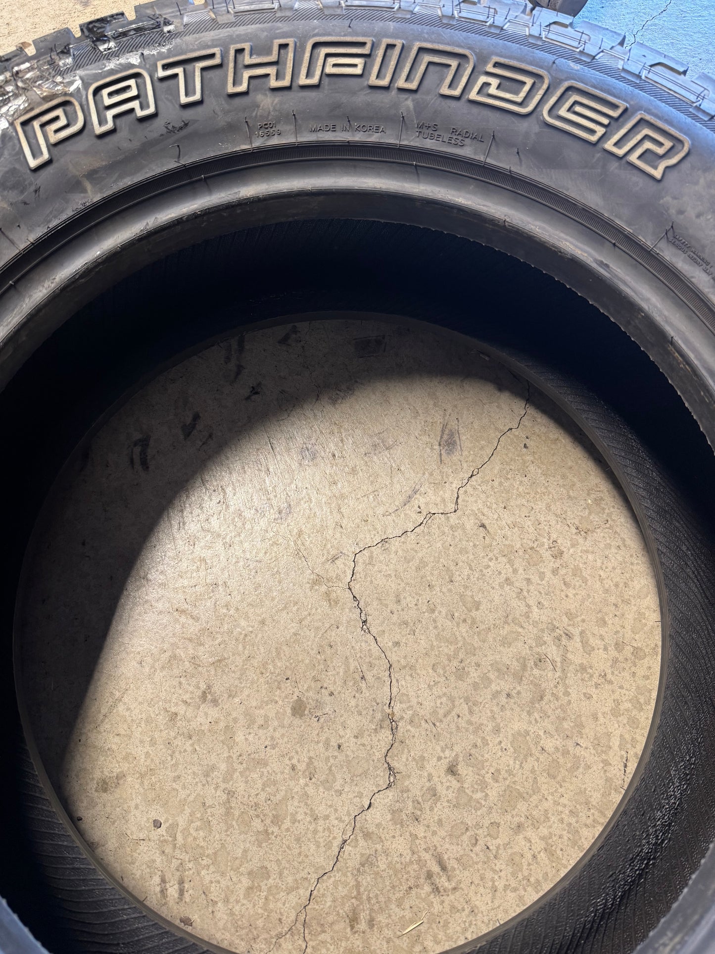 NOS PATHFINDER ALL TERRAIN OWL LT 275 65 20 120/123S 10PLY TIRE 2020527