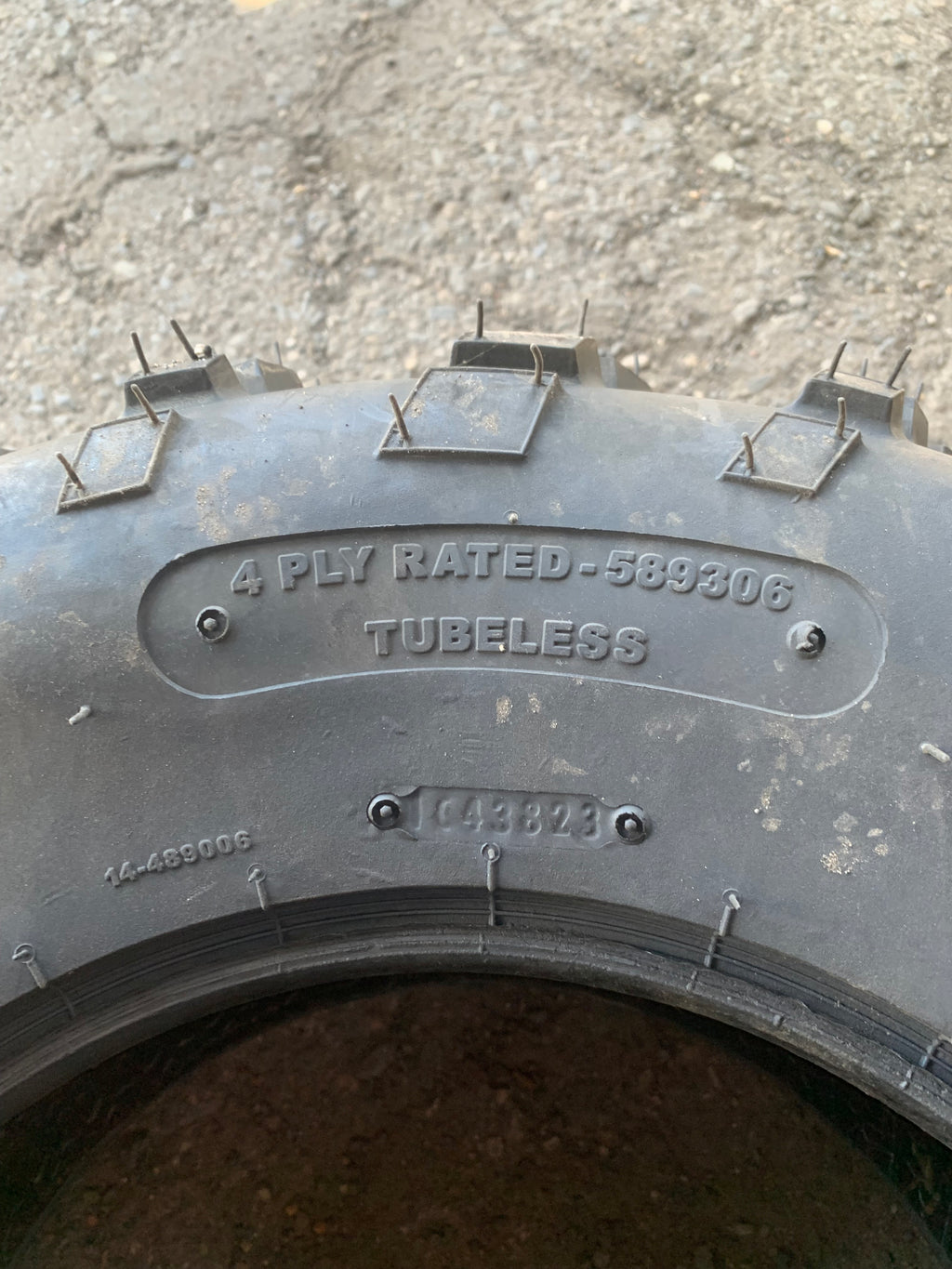 CARLISLE AT489 BSW 25 8 12 4PLY ATV/UTV TIRE 589306