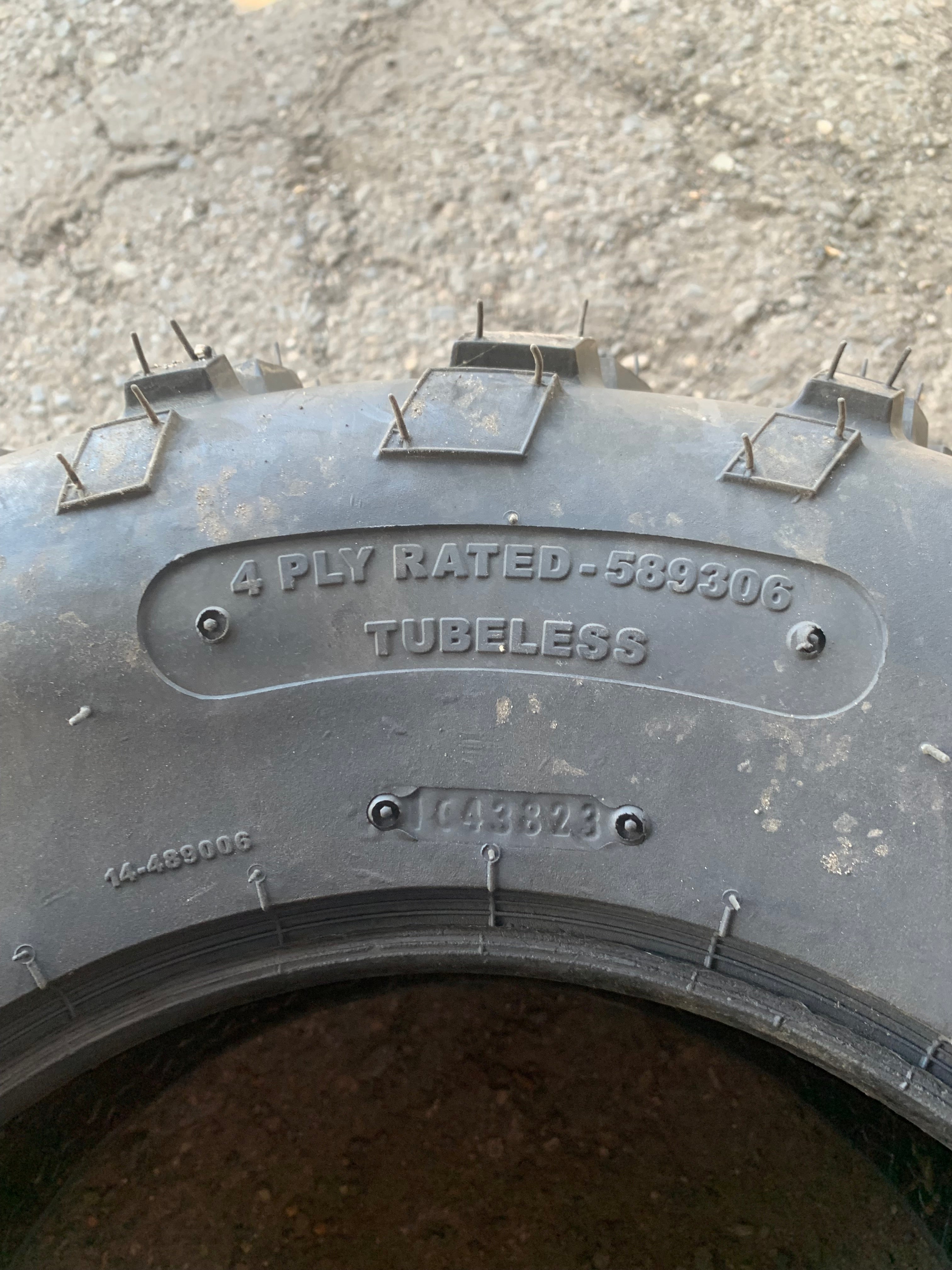 CARLISLE AT489 BSW 25 8 12 4PLY ATV/UTV TIRE 589306