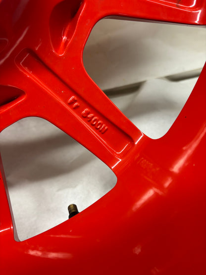 PORSCHE CAYENNE 11-18 SPARE WHEEL 18X6.5 ET28 5X130 TIRE 195/75R18 106P RED 7P0 601 027 A