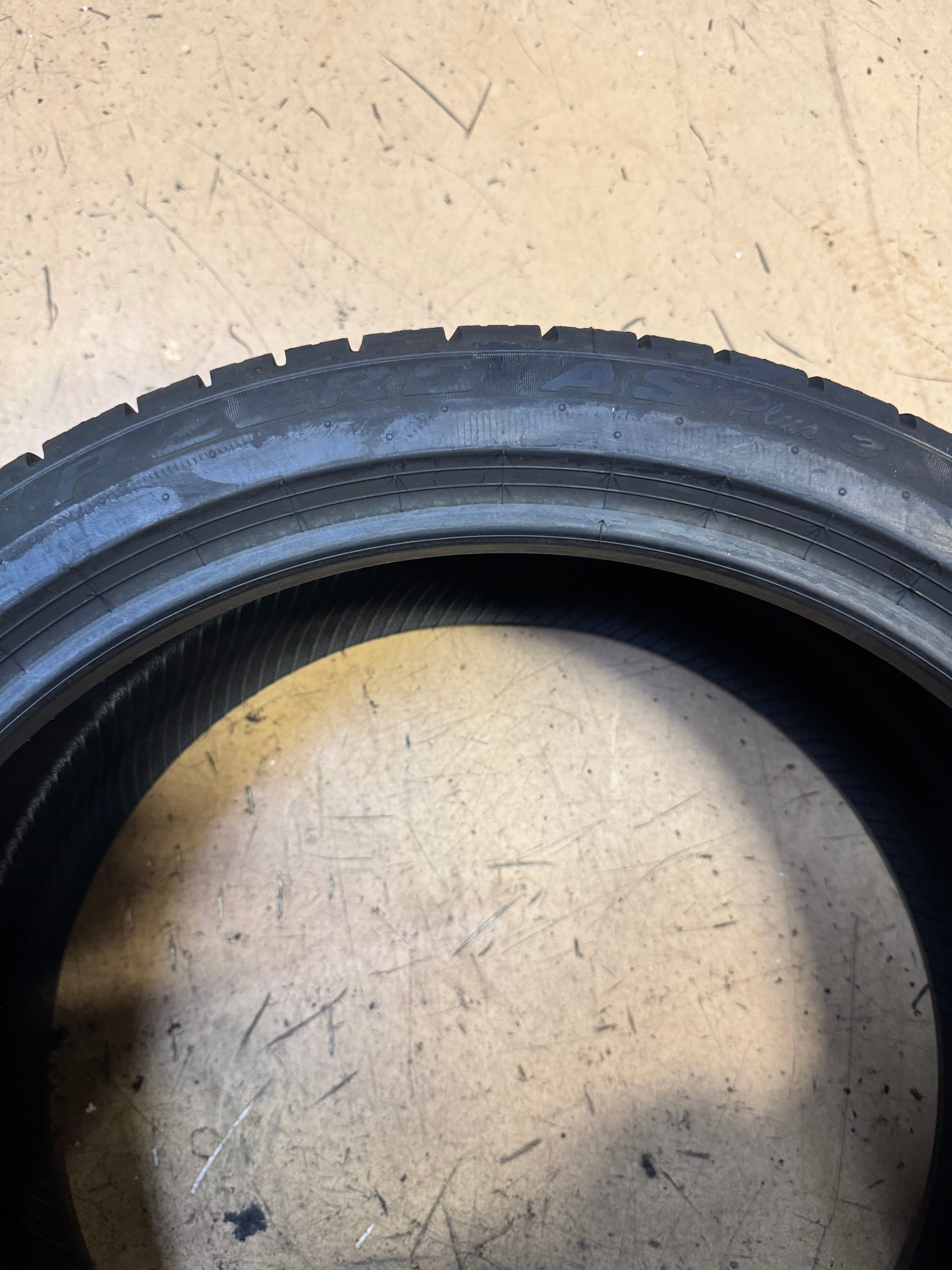 2 PIRELLI P ZERO AS PLUS 3 BSW P 255 35 19 96Y XL UHP ALL SEASON TIRE 4085600