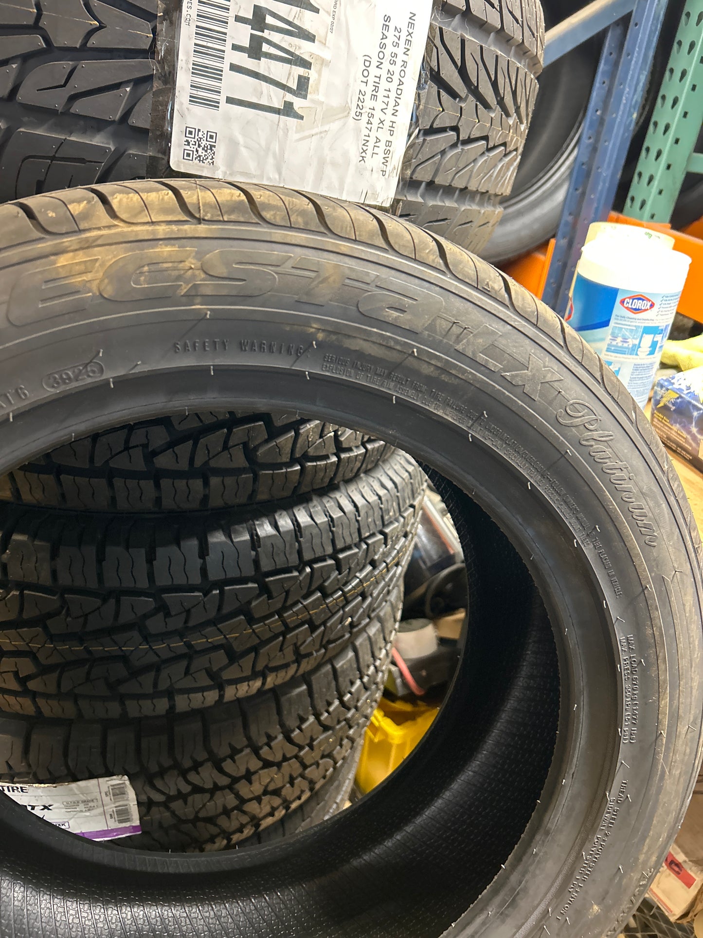 KUMHO ECSTA LX PLATINUM KU27 BSW P 215 55 17 94W TOURING TIRE 2104603