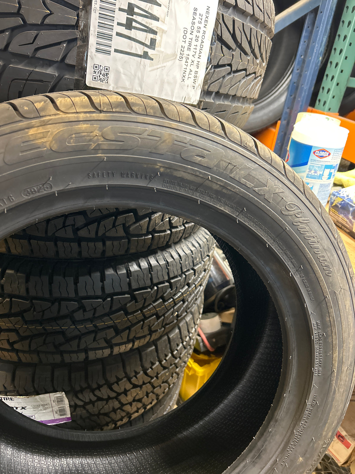 KUMHO ECSTA LX PLATINUM KU27 BSW P 215 55 17 94W TOURING TIRE 2104603