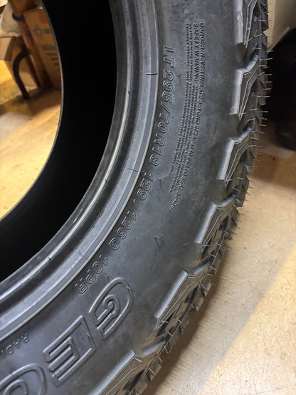 YOKOHAMA GEOLANDAR X-AT BSW LT 295 70 18 129/126Q LRE 10 PLY ALL TERRAIN  TIRE 110116015