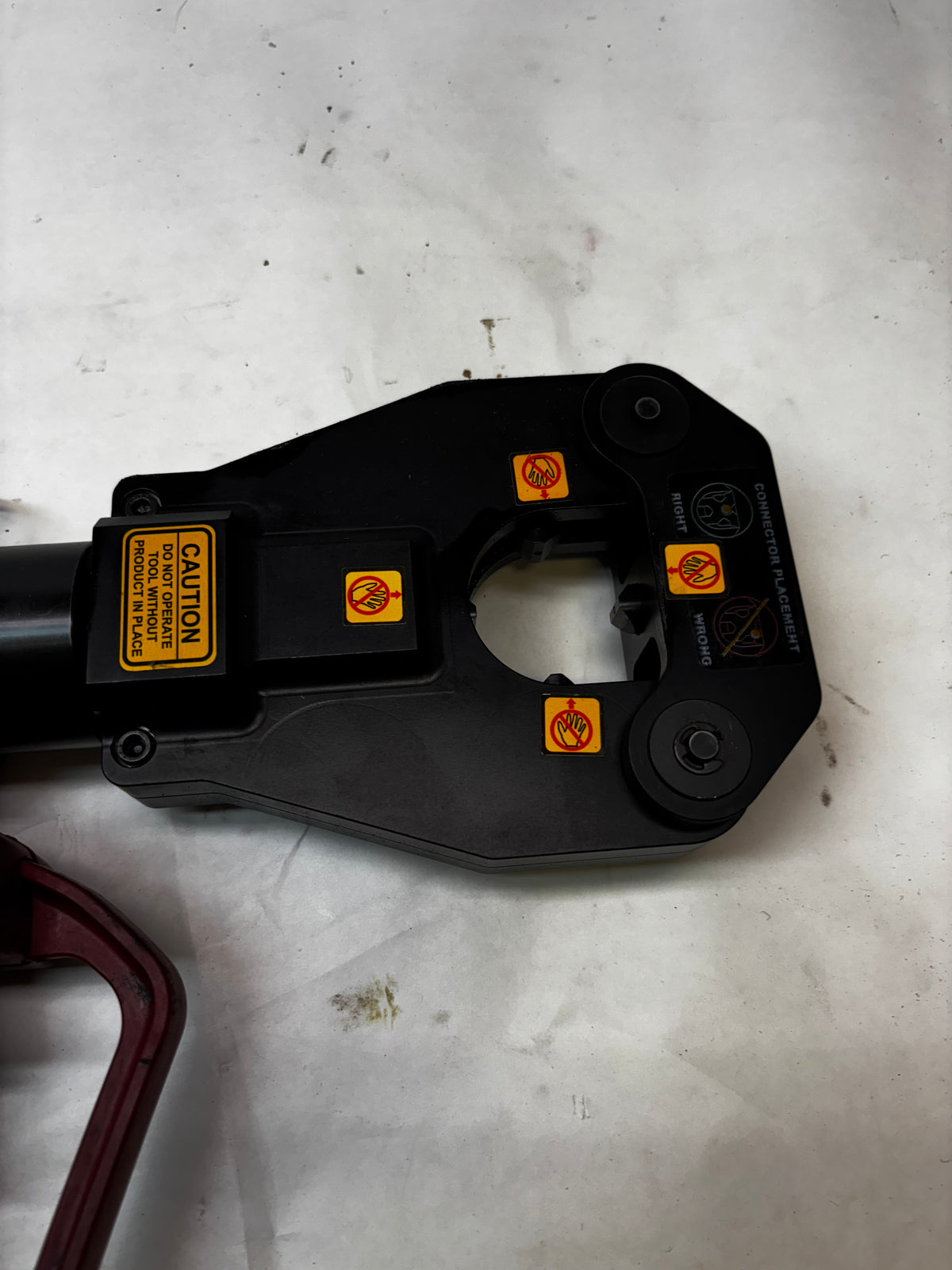 BURNDY PATRIOT HYDRAULIC CRIMPING TOOL PAT81KFTLI 4-POINT(R) LITHIUM-I