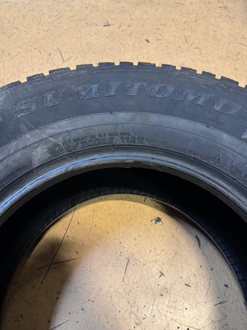 SUMITOMO ICE EDGE BSW P 265 70 16 112T WINTER TIRE EDG93