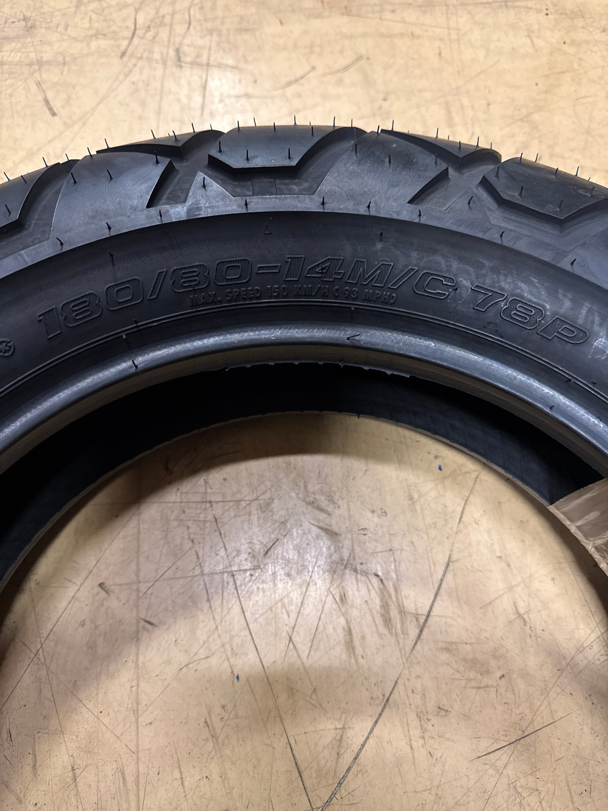 SHINKO SR428 BSW 180 80 14 78P REAR MOTORCYCE TIRE 87-4482