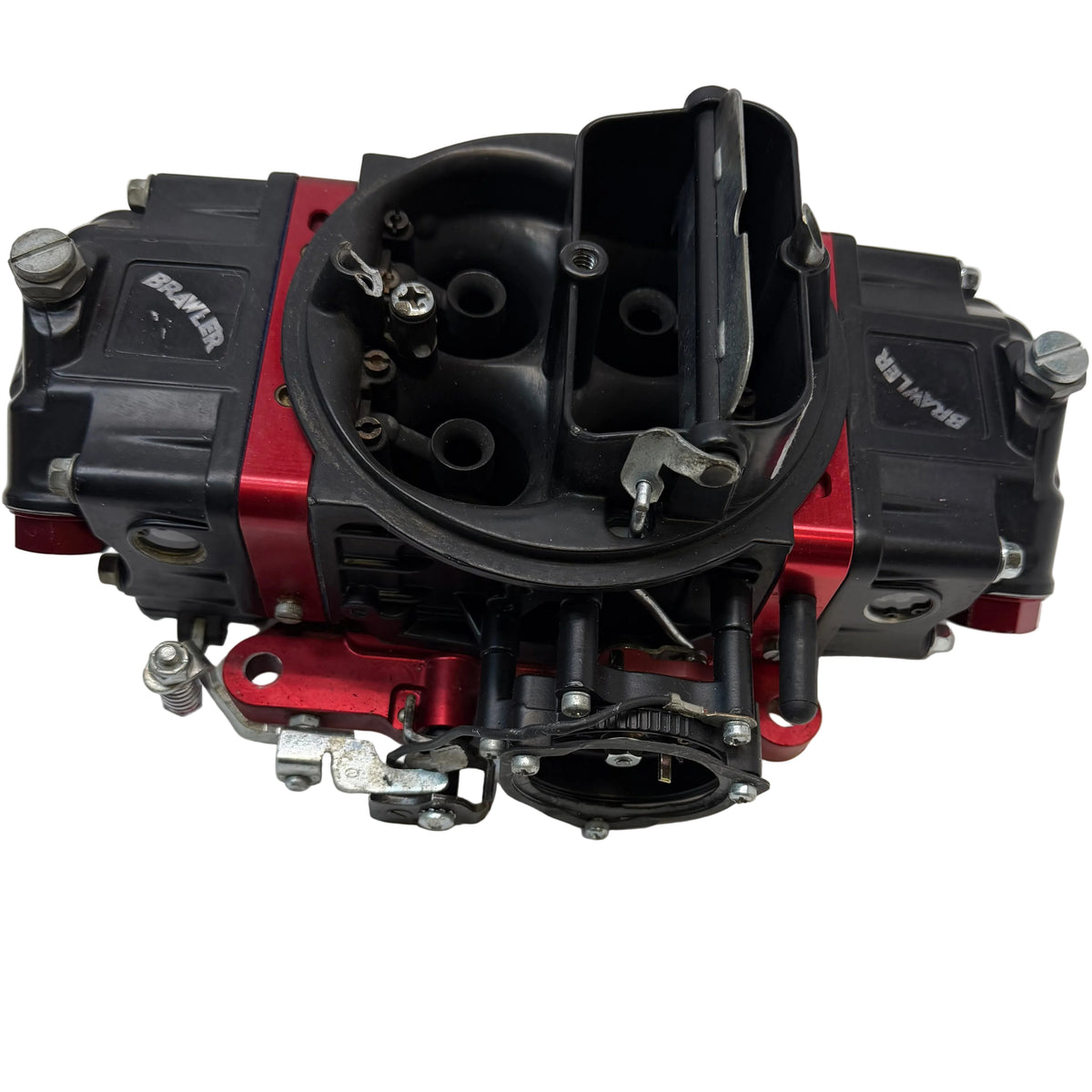 QUICK FUEL CARBURETOR CARB 750 CFM BR-67320 BRAWLER STREET MECHANICAL BLACK RED