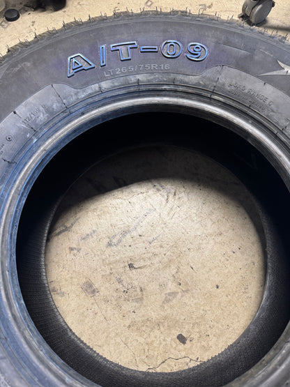 NOS TORNEL A/T-09 OWL LT 265 75 16 112/109Q 6PLY ALL TERRAIN TIRE 10036855