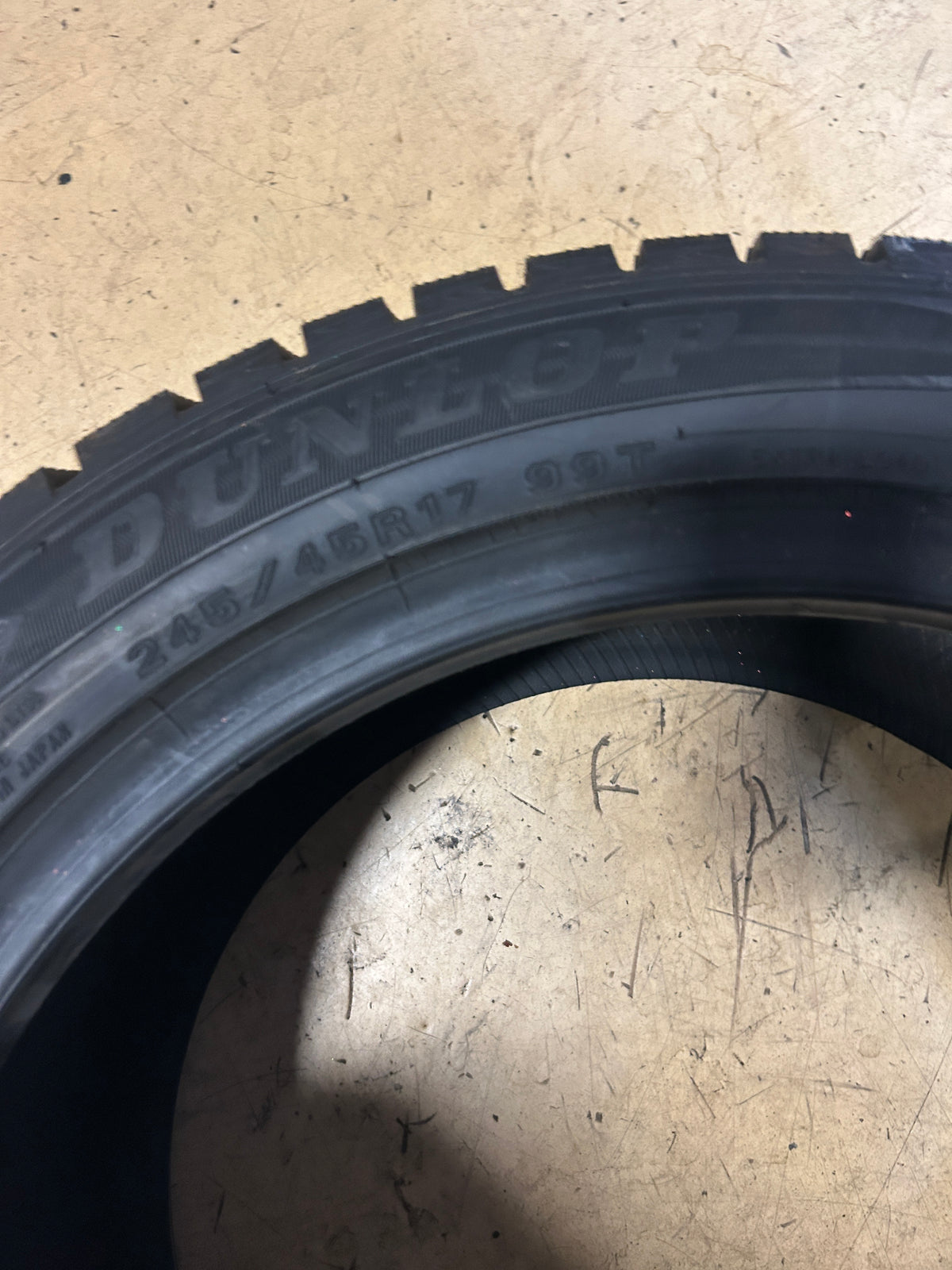 NOS DUNLOP WINTER MAXX BSW P 245 45 17 99T XL WINTER TIRE 266029735
