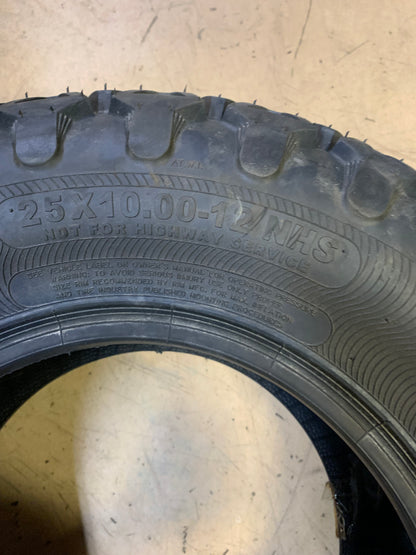 NOS OTR 350 SUPER MAG BSW 25 10 12 6PLY ATV/UTV TIRE T1540625100012H