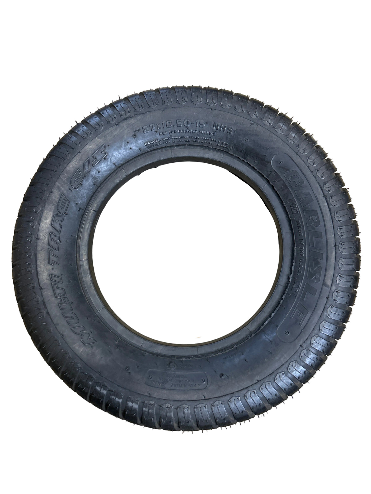 NOS CARLISLE MULTI TRAC C/S BSW P 27 10.5 15 4PLY ATV/UTV TIRE 5743H6