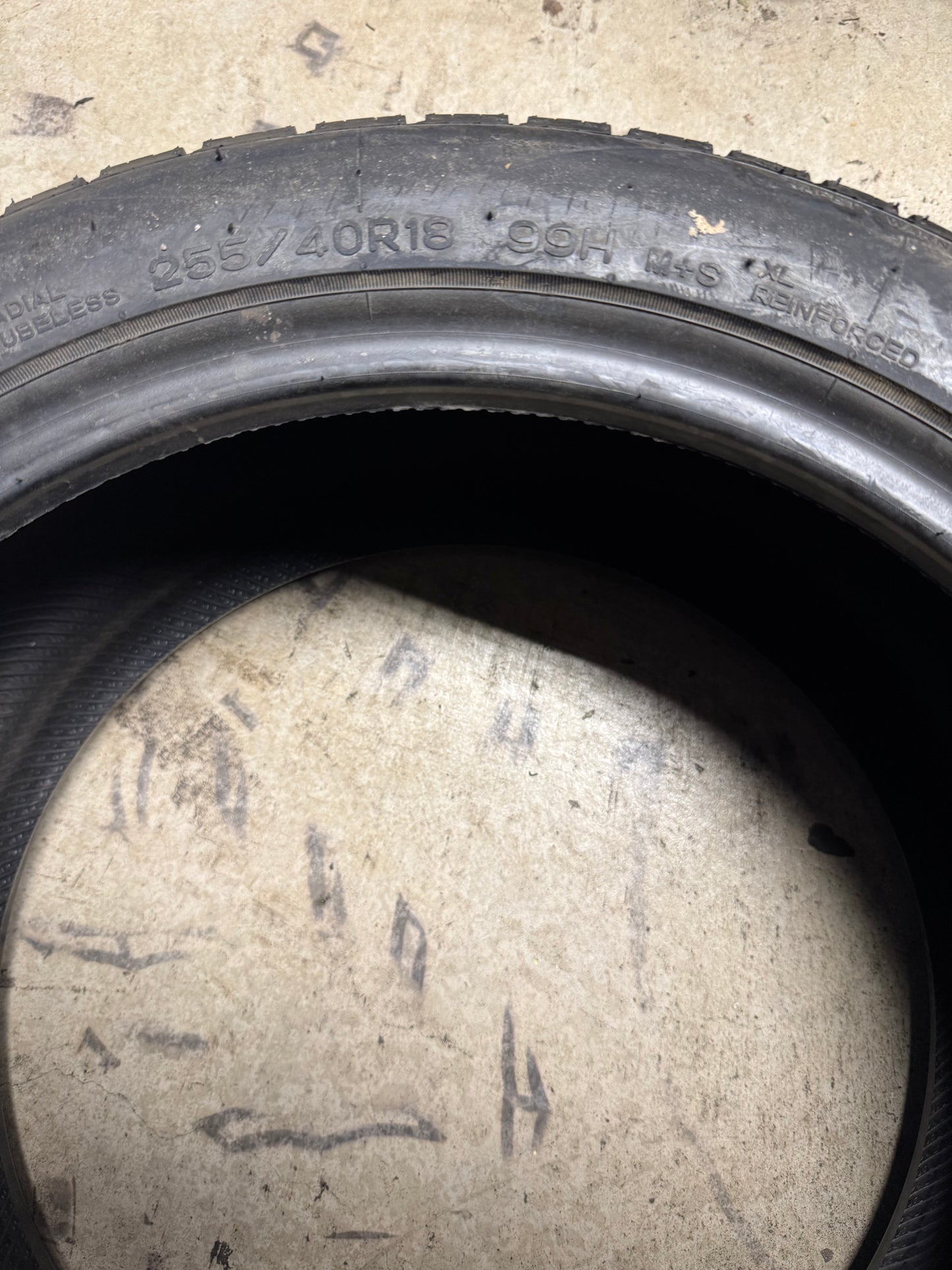 NOS NANKANG SPORTNEX NS-25 BSW P 255 40 18 99H XL UHP ALL SEASON TIRE 24848004