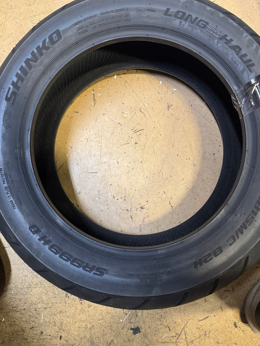 SHINKO SR 999 HD LONGHAUL BSW 180 70 15 82H REAR MOTORCYCLE TIRE 874919