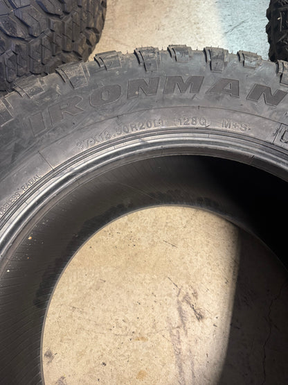 NOS IRONMAN ALL COUNTRY M/T BSW LT 37 13.5 20 128Q 12PLY MUD TERRAIN TIRE 98372