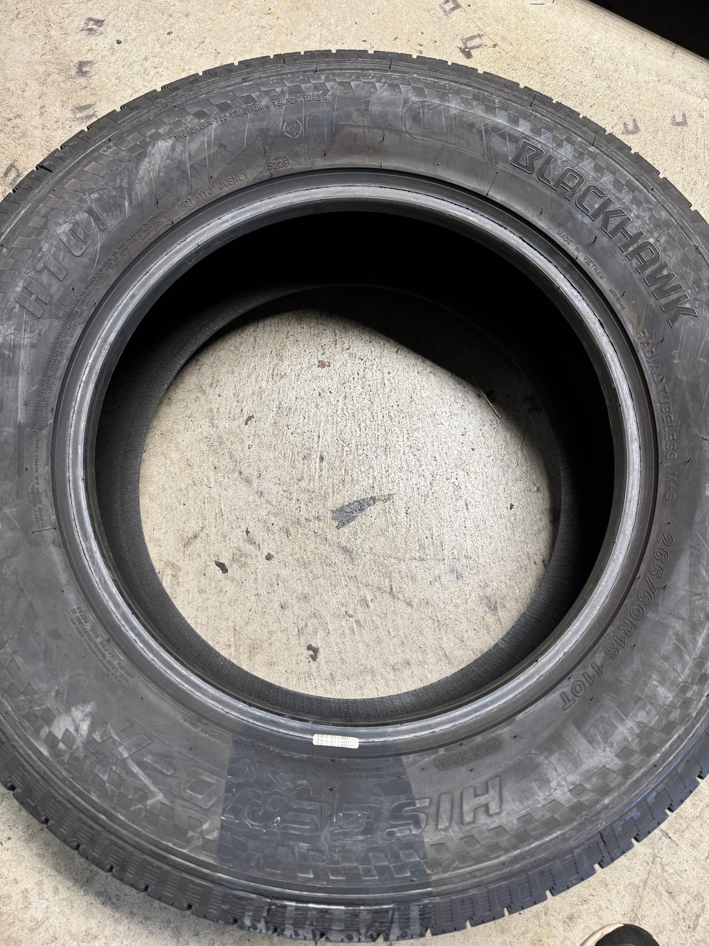 2 BLACKHAWK HISCEND-H HT01 BSW P 265 60 18 110T ALL SEASON TIRE 5545940V