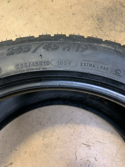 MICHELIN PILOT ALPIN P4A NO BSW P 265 45 19 105V XL WINTER TIRE 26896