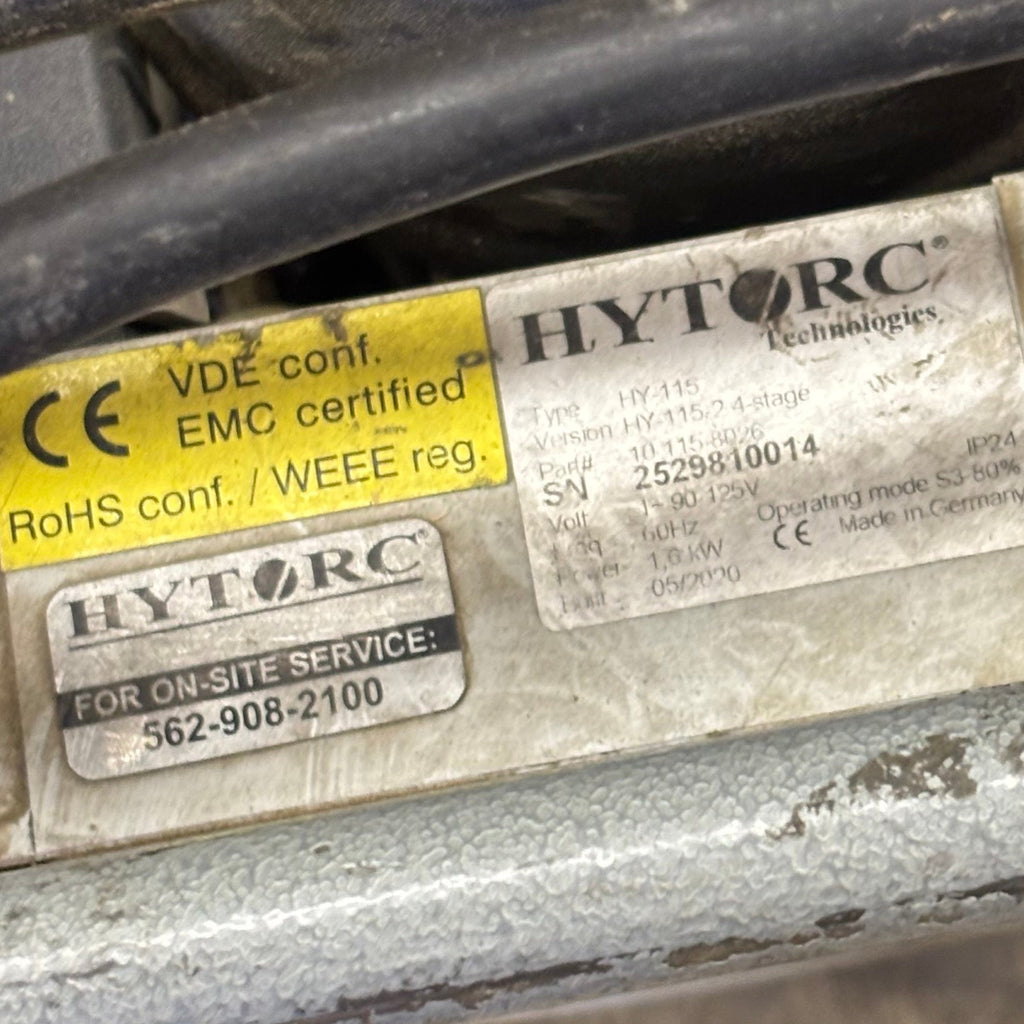 HYTORC HY-115-2 , 4-STAGE HYDRAULIC POWER PACK