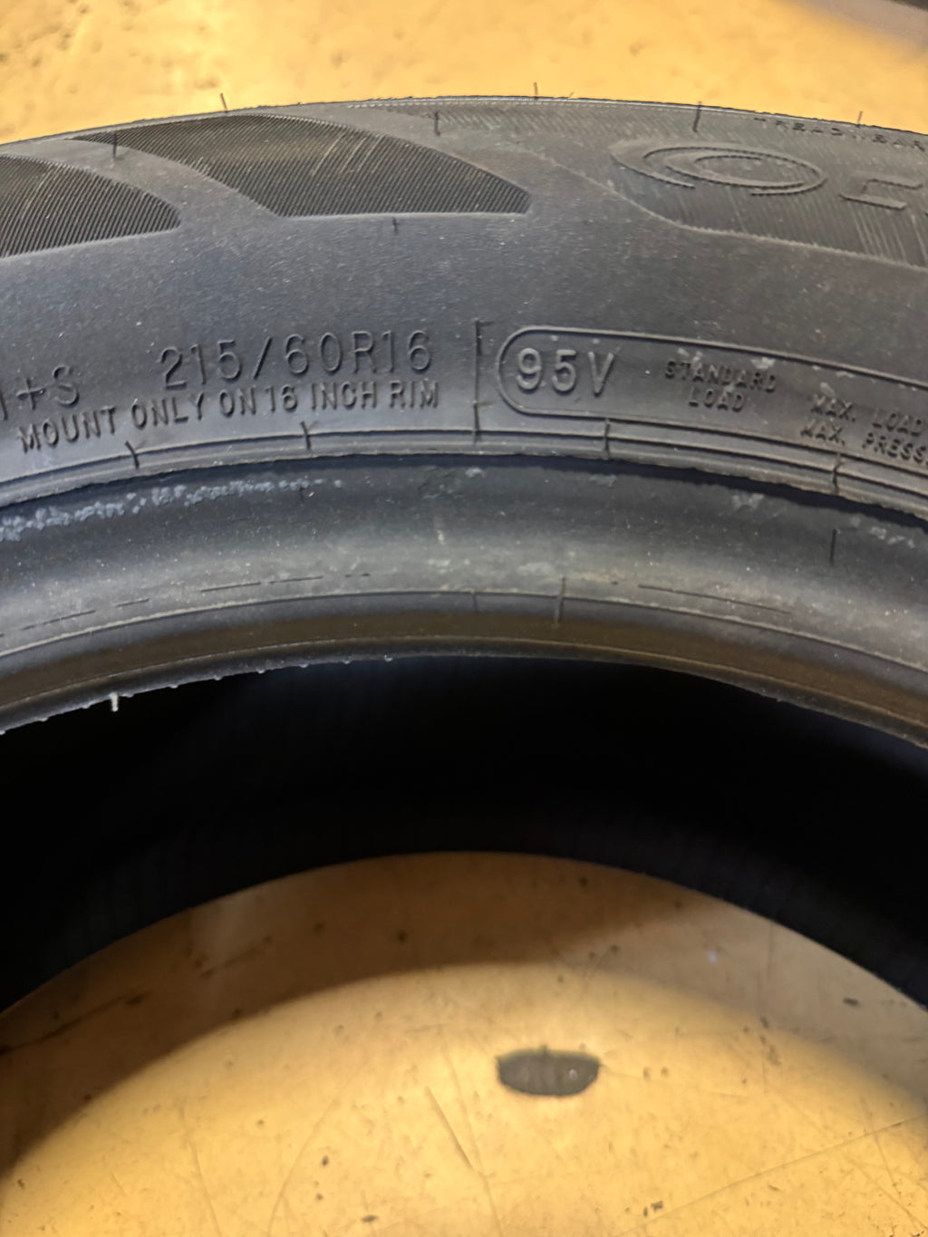 COOPER ENDEAVOR BSW P 215 60 16 95V ALL SEASON TIRE 166028008